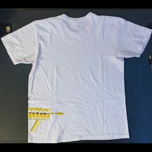 Supreme gold gun tee